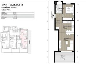Prodej bytu 2+kk, Živogošće, Chorvatsko, 57 m2