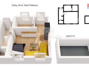 Prodej chaty, Dolní Třebonín, 30 m2