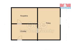 Pronájem bytu 1+kk, Humpolec, Masarykova, 20 m2