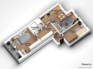 Prodej bytu 3+1, Praha - Chodov, Nad Opatovem, 77 m2