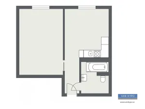 Prodej bytu 2+kk, Praha - Kamýk, Zárubova, 39 m2