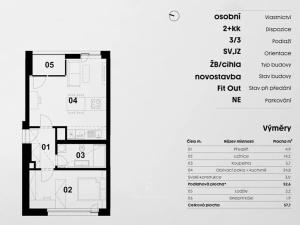 Prodej bytu 2+kk, Praha - Vršovice, Omská, 52 m2