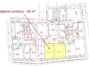Pronájem obchodního prostoru, Třebíč, V. Nezvala, 46 m2