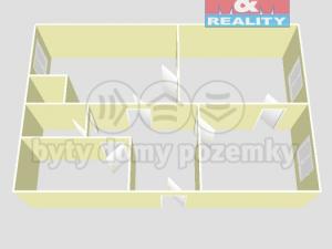Pronájem bytu 2+1, Ostrava - Hrabůvka, Horní, 58 m2
