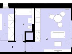 Prodej bytu 2+kk, Brno, Plynárenská, 47 m2