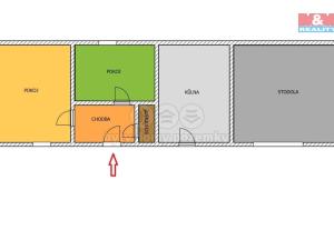 Prodej chalupy, Žlebské Chvalovice - Žlebská Lhotka, 38 m2