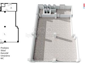 Pronájem obchodního prostoru, Praha - Ruzyně, Žukovského, 202 m2