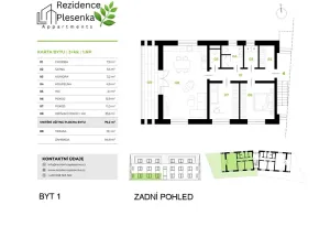 Pronájem bytu 3+kk, Ostrava, U Plesenky, 80 m2