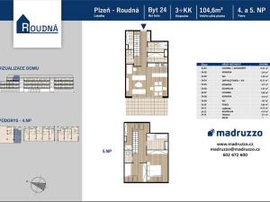 Prodej bytu 3+kk, Plzeň, Na Roudné, 105 m2