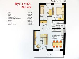 Prodej bytu 3+kk, Písek, Karla Boromejského, 70 m2