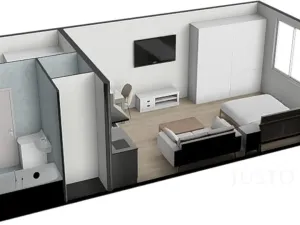 Prodej bytu 1+kk, Písek, třída Přátelství, 26 m2