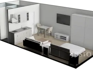 Prodej bytu 1+kk, Písek, třída Přátelství, 26 m2