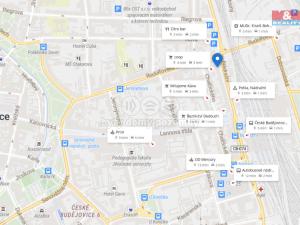 Pronájem bytu 1+kk, České Budějovice - České Budějovice 6, Nádražní, 27 m2