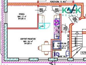 Pronájem bytu 2+kk, Hroznětín, ČSA, 40 m2