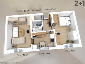Prodej bytu 2+1, Třebíč, Řípovská, 50 m2