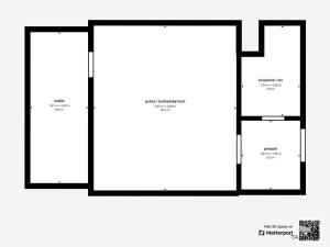 Pronájem bytu 1+kk, Plzeň, Tachovská, 27 m2