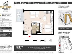Prodej bytu 1+kk, Praha - Žižkov, U Viktorie, 67 m2