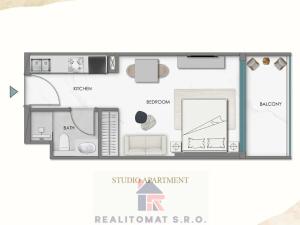 Prodej bytu 2+kk, Dubaj, Spojené arabské emiráty, 70 m2