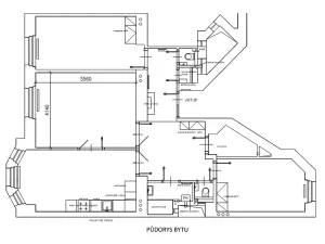 Pronájem bytu 3+1, Praha - Dejvice, Kafkova, 102 m2