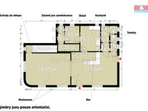 Pronájem restaurace, Plzeň - Lobzy, Petřínská, 88 m2