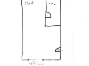 Pronájem skladu, Olomouc, Holická, 127 m2