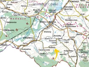 Prodej louky, Kněždub, 1208 m2