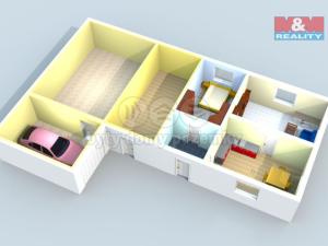Prodej rodinného domu, Chlístovice - Zdeslavice, 80 m2