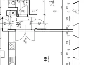Pronájem bytu 2+kk, Praha - Holešovice, Dobrovského, 40 m2
