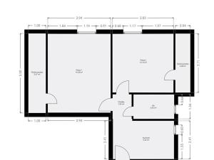Pronájem bytu 2+kk, Praha - Vinohrady, Hradešínská, 48 m2