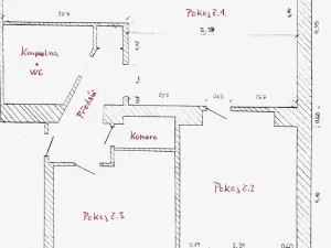 Pronájem bytu 3+1, Plzeň, Karla Vokáče, 81 m2