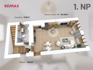 Prodej bytu 5+kk, Třeština, 129 m2