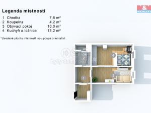 Prodej bytu 2+kk, Ústí nad Labem - Všebořice, Spartakiádní, 37 m2