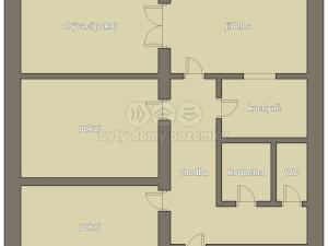 Prodej bytu 4+1, Zruč nad Sázavou, Na Výsluní, 75 m2