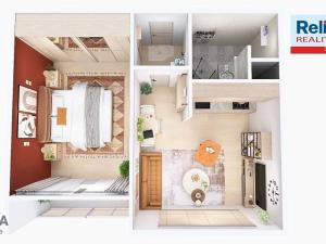 Prodej bytu 2+kk, Liberec, Dobiášova, 41 m2