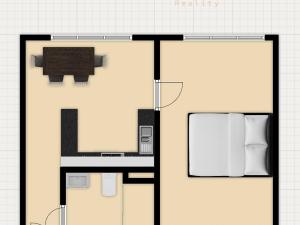 Pronájem bytu 1+1, Chomutov, Písečná, 36 m2