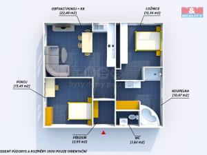 Prodej bytu 3+kk, Ledce, 69 m2