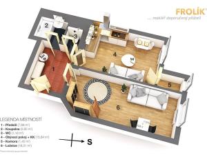 Prodej bytu 2+kk, Praha - Dejvice, Dejvická, 48 m2