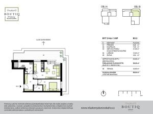 Prodej bytu 2+kk, Praha - Chodov, Dunovského, 58 m2