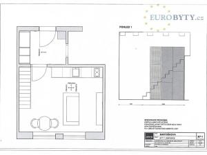 Pronájem bytu 1+kk, Praha - Vršovice, Bartoškova, 40 m2