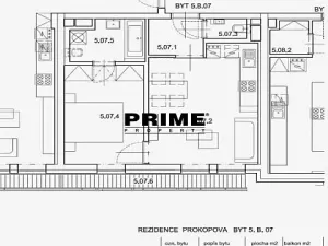 Pronájem bytu 2+kk, Praha - Žižkov, Prokopova, 43 m2