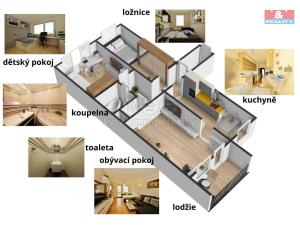Prodej bytu 3+1, Praha - Háje, Hekrova, 74 m2