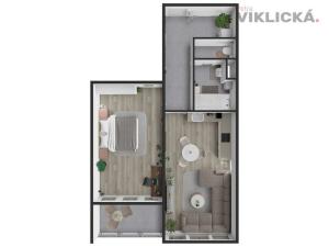 Prodej bytu 2+kk, Praha - Záběhlice, Choceradská, 58 m2