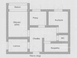 Prodej bytu 3+1, Brno, Vlčnovská, 64 m2