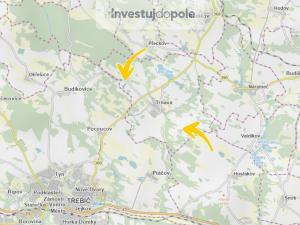 Prodej lesa, Trnava, 3427 m2