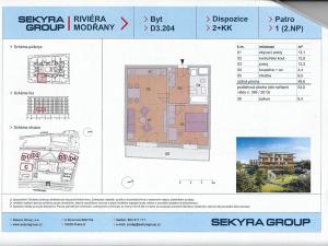 Prodej bytu 2+kk, Praha - Modřany, Vorařská, 53 m2