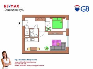 Prodej bytu 2+kk, Slaný, Pražská, 42 m2