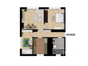 Prodej bytu 3+1, Homole u Panny, 60 m2