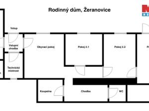 Prodej rodinného domu, Žeranovice, 75 m2