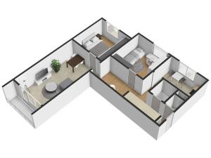 Pronájem bytu 3+1, České Budějovice, J. Bendy, 78 m2