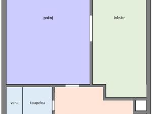 Pronájem bytu 2+1, Praha - Chodov, Křejpského, 39 m2